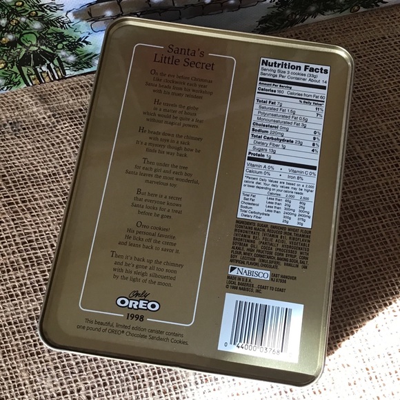 Vintage 1998 Oreo cookie tin. 100 year celebration. - Picture 10 of 10